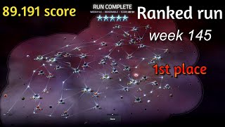 Slipways v 13  Ranked run week 145  89191 score finished 1st [upl. by Inilahs449]