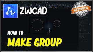 ZWCAD How To Make Group [upl. by Hugibert]