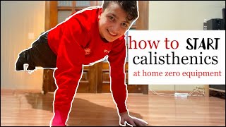 calisthenics full body guide at home zero equipment in 2024 [upl. by Eirolam861]