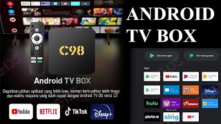 STB ANDROID TV BOX YGDS C98 4K Ultra HD [upl. by Wilton]