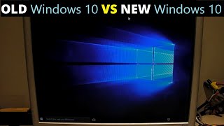 Windows 10 1507 vs 21H2 performance on same hardware  basic comparison [upl. by Anear]