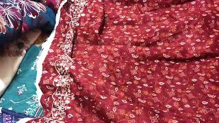 SALINA REGALIA Khaddar Embroidered cutwork Dupata [upl. by Sharma]