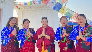 Gurung song dance Ngolsyo Ramrani 💕  by my sisters ✌️ [upl. by Yerok]