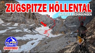 Zugspitze Über Höllental  Opitmale BEDINGUNGEN bergsteigen zugspitze höllental [upl. by Couture]