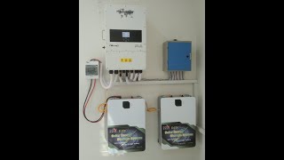 Nitrox 12kw Canadian 650W solar panels Dongjin 48V 100Ah battery installation heptasol inverex [upl. by Gautier]