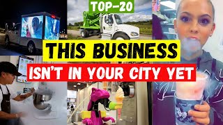 20 PROFITABLE BUSINESS IDEAS 2024 Business franchises [upl. by Aniez]