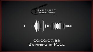 Swimming in Pool  HQ Sound Effects [upl. by Eivol]