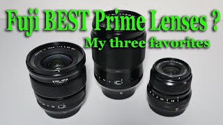 Fujis BEST Prime lenses These three are my favorites [upl. by Reginauld587]