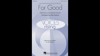 For Good from Wicked TTBB Choir – Arranged by Alex Rybeck [upl. by Greenstein]