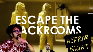 horror night  ESCAPE THE BACKROOMS  horrorgaming jaasoosaddi [upl. by Kawai]