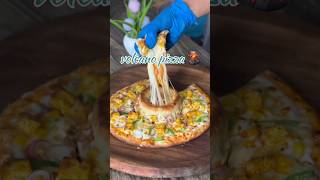 VOLCANO CHEES PIZZA 1🌋🍕 pizza shorts cooking food fast foodie pizzalover viral [upl. by Rafter]