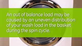 Front Load Washer Out of Balance [upl. by Aneert]