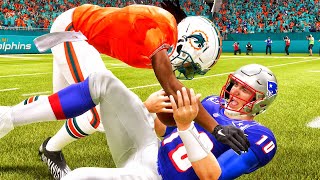 SACKING MAC JONES amp FORCING FUMBLES Madden 22 Career Mode FS Gameplay [upl. by Rovit]