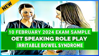 OET EXAM SPEAKING ROLE PLAY SAMPLE  IRRITABLE BOWEL SYNDROME IBS  MIHIRAA [upl. by Asert981]