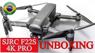 DRONE SJRC F22S PRO 4K  UNBOXING [upl. by Larrisa]