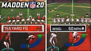 100 YARD FIELD GOAL HORSE vs NTE in Madden 20 [upl. by Aciret]