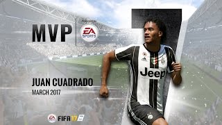 Juan Cuadrado March MVP powered by EA [upl. by Otto]