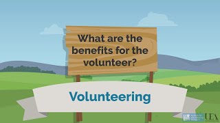 What are the benefits for the volunteer [upl. by Jacquie]