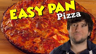 Easy Pan Pizza 🍕 [upl. by Haswell]