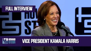 Vice President Kamala Harris on the Howard Stern Show FULL INTERVIEW [upl. by Naitsirhk]