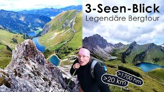 3SeenBlick Bergtour  Lachenspitze Steinkarspitze Landsberger Hütte und Vilsalpsee [upl. by Nathanial]