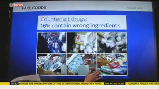 Counterfeit Drugs Market Valued At £125bn [upl. by Hinkel]