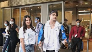 Birthday Ke Din Airport Par Dikhe Asim Riaz Aur GF Himanshi Khurana [upl. by Tnecnivleahcim]