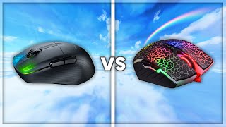 Roccat Kone Pro vs Bloody A70 Mouse Comparison [upl. by Enortna59]