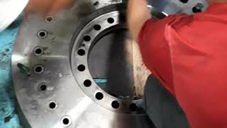 Vibration Damper Geislinger Dismantle used on Wartsila 8L32 [upl. by Halley]