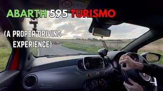 165HP Abarth 595 TURISMO  FUN drive [upl. by Furgeson]