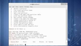 Tutorial 11  fdisk and parted utilities Arabic [upl. by Cherrita]