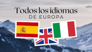 Todos los idiomas de Europa en 8 minutos [upl. by Abeh379]