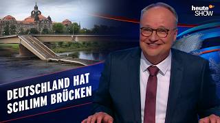 Kaputte Brücken und Straßen Deutschland bröckelt vor sich hin  heuteshow vom 20092024 [upl. by Oiratnom]