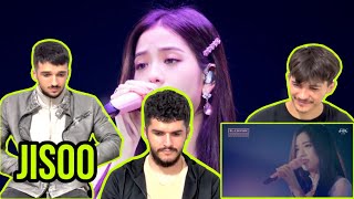 FNF Reacts to JISOO BLACKPINK  YUKI NO HANA  2018 ARENA TOUR OSAKA [upl. by Limak589]