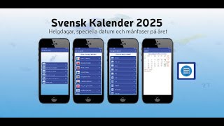 Svensk kalender 2025 [upl. by Frank]