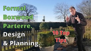 Boxwood Parterre Design and Planning 10 tips [upl. by Ative]