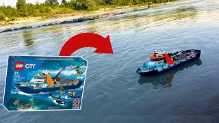 LEGO Schiff im Fluss getestet amp gekentert 😢  Set 60368 Review [upl. by Liggett]