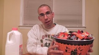 ASMR All Hallows Eve 2013 2nd annual Halloween candy eating [upl. by Wyatt]