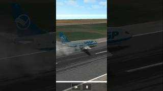 VASP 375avaition avgeek landing planecrash [upl. by Sibelle]