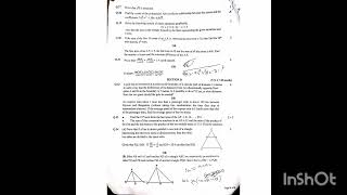 class 10 maths Paper  grade 10 mathematics paper mathspaper [upl. by Heiney701]