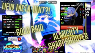 ANIME DEFENDERS  SOLO RAID CURSED TRAIN FT Almighty Sharpshooter [upl. by Riem]