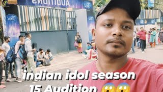 Indian idol audition 😱😱  Season 15  Yeh Kya Ho Gaya Hall Me Indian idol ke😱 indianidolseason15 [upl. by Sible]