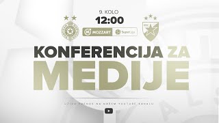 Konferencija za medije pred 9 kolo SLS FK Partizan  FK Crvena zvezda [upl. by Annavaig]