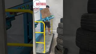 Easily loading and unloading 50kg boxes directly from truck trailer to warehouse [upl. by Braca]