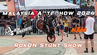 Malaysia Autoshow 2024  RokON Stunt Show  rokbagoros [upl. by Idnac89]