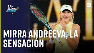 MIRRA ANDREEVA TENISTA QUE SIGUE ROMPIENDO RÉCORDS EN ROLAND GARROS  LA ZONA CENTRAL [upl. by Nirhtak]