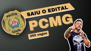 Saiu Edital Concurso PCMG 2024  Banca FGV  Cargo Investigador  total de 255 vagas [upl. by Iah92]