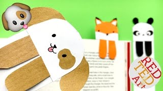 DIY  Cute and Easy Bookmark Ideas  How to make a Bookmark DIY  Kawaii Dog Emoji DIY  so CUTE [upl. by Avah126]