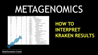 Metagenomics Data Analysis Tutorial  How to Interpret a KRAKEN results [upl. by Aiveneg616]