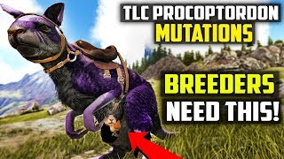 🔔 YOU NEED THIS FOR BREEDING NEW DINO TLC PROCOPTODON ABILITIES  MUTATIONS Ark Survival Evolved [upl. by Husain]